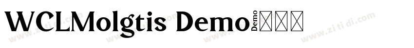 WCLMolgtis Demo字体转换